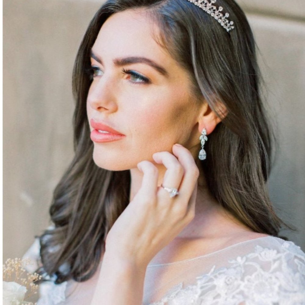 Eden Luxe "Claire" Tiara | Bridal Tiara | Wedding Tiara